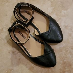 Toddler girls black dress shoes